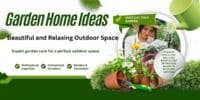 🌿 H1: Garden Home Ideas for a Beautiful and Relaxing Outdoor Space