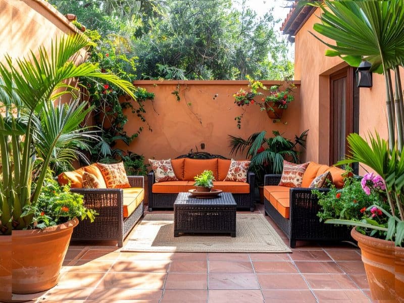 home and garden co ideas with plants and outdoor seating