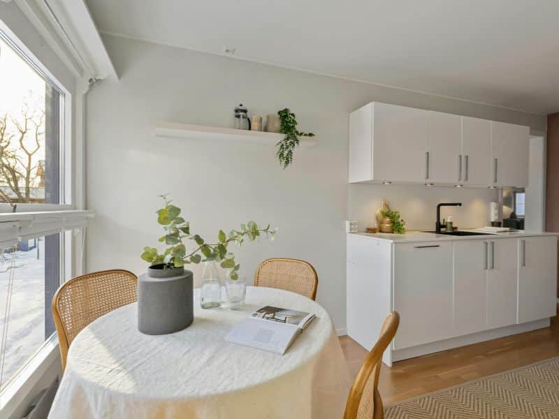 Indoor garden in a small apartment